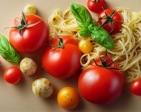 Pastasciutta pomodoro e basilico